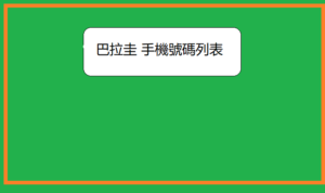 巴拉圭 手機號碼列表